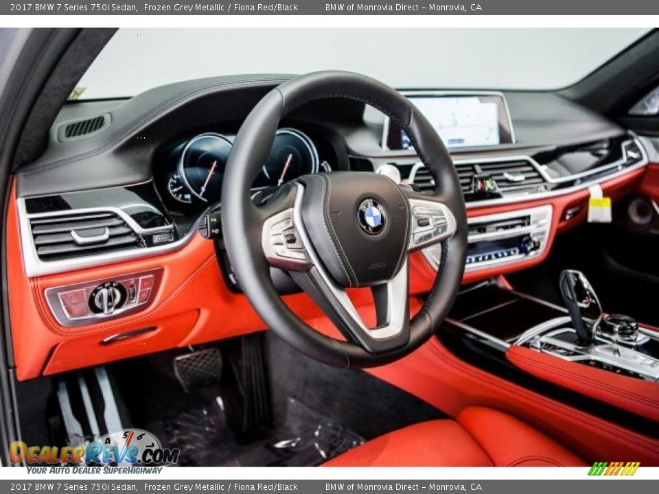 Dashboard of 2017 BMW 7 Series 750i Sedan Photo #5