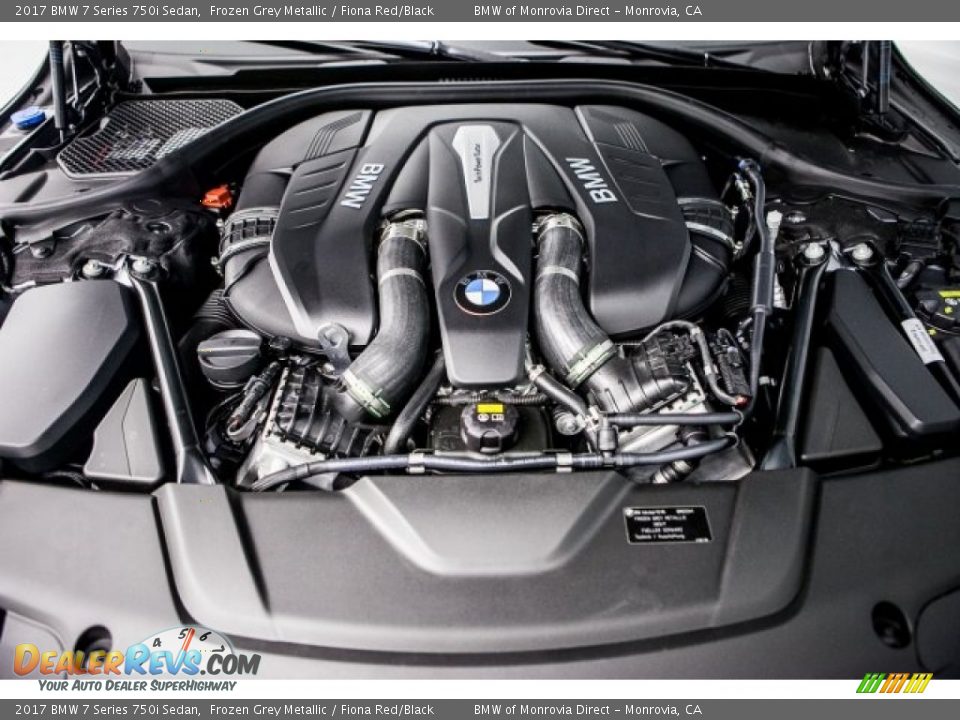2017 BMW 7 Series 750i Sedan 4.4 Liter DI TwinPower Turbocharged DOHC 32-Valve VVT V8 Engine Photo #8