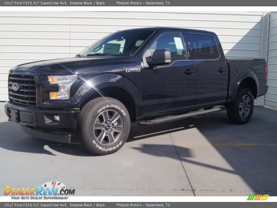 2017 Ford F150 XLT SuperCrew 4x4 Shadow Black / Black Photo #3