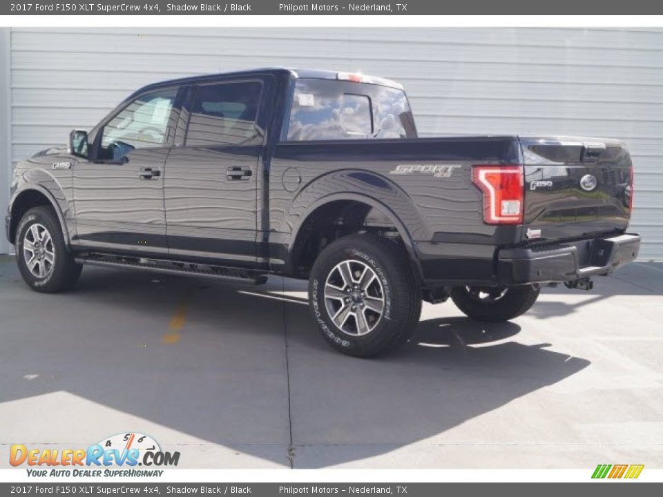 2017 Ford F150 XLT SuperCrew 4x4 Shadow Black / Black Photo #4