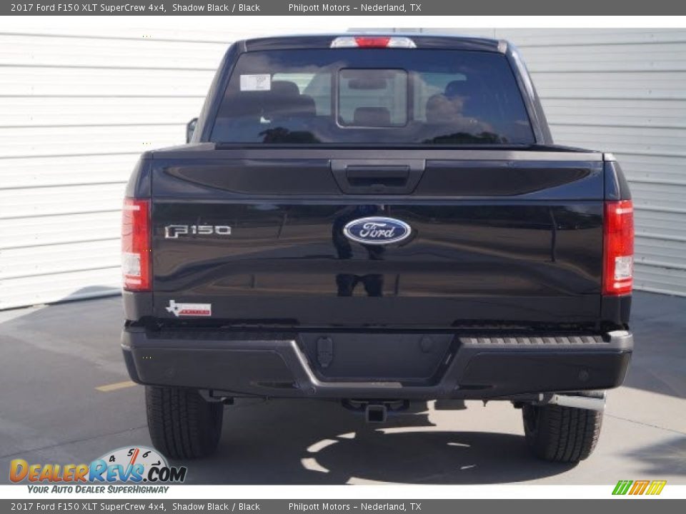 2017 Ford F150 XLT SuperCrew 4x4 Shadow Black / Black Photo #5