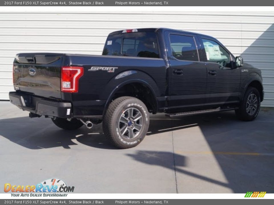 2017 Ford F150 XLT SuperCrew 4x4 Shadow Black / Black Photo #6