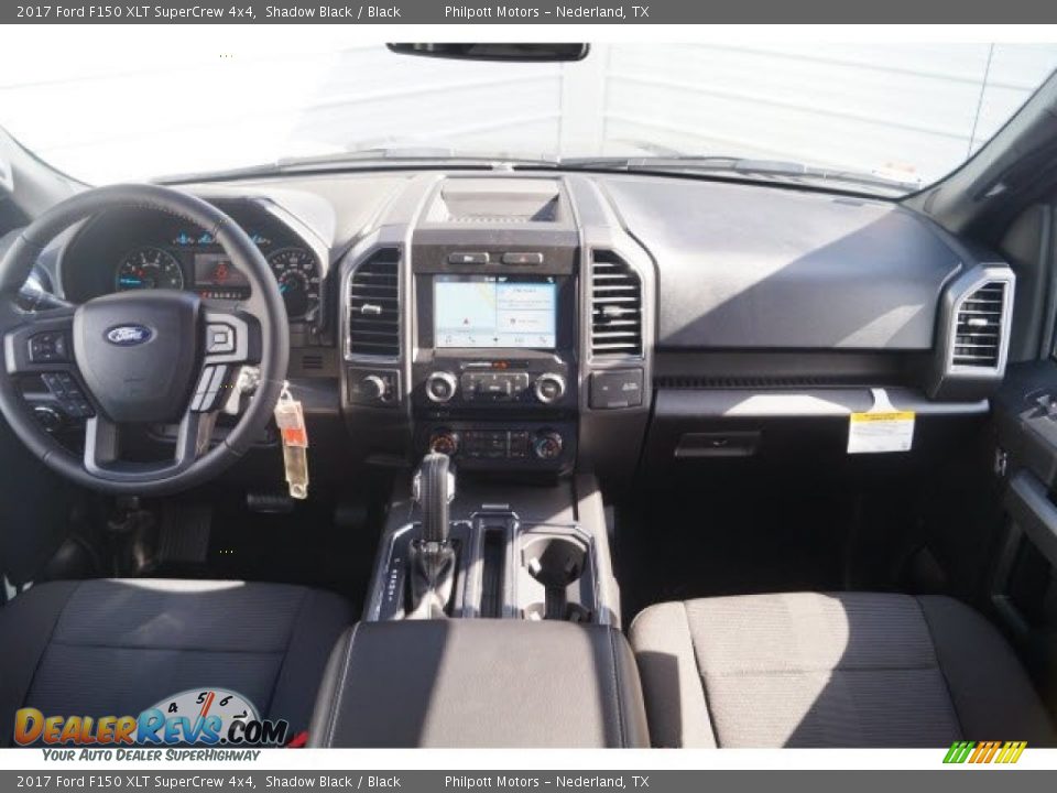 2017 Ford F150 XLT SuperCrew 4x4 Shadow Black / Black Photo #7
