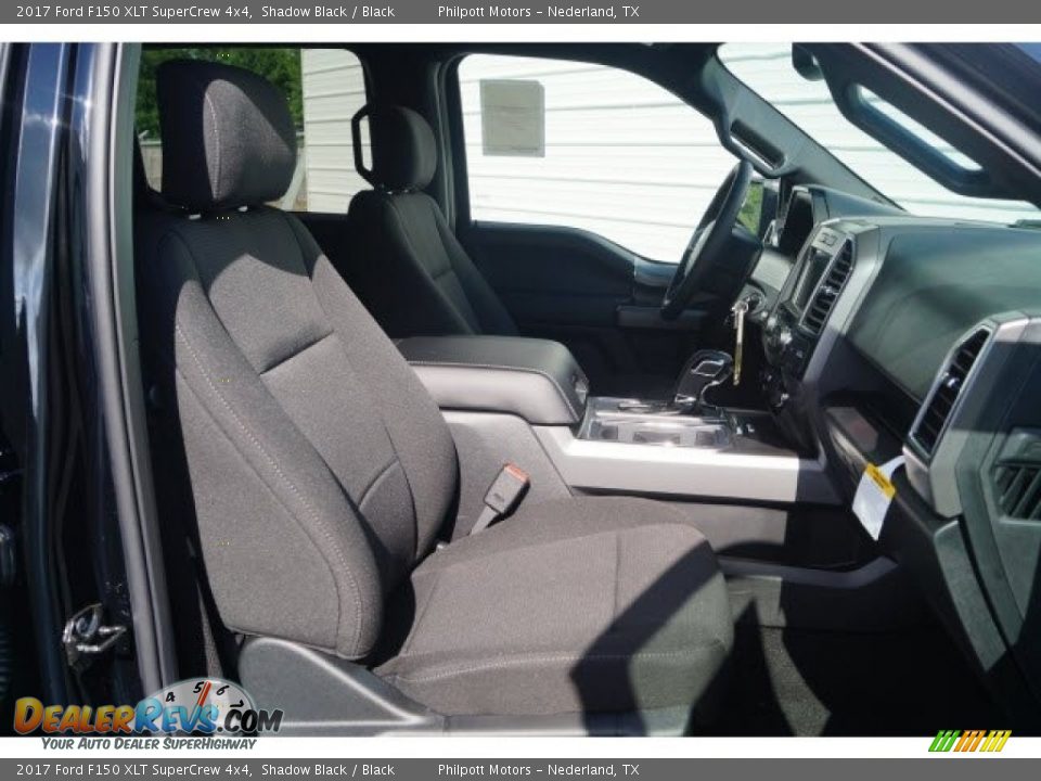 2017 Ford F150 XLT SuperCrew 4x4 Shadow Black / Black Photo #8