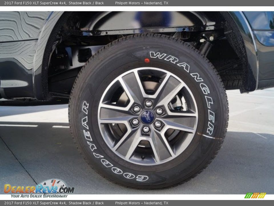 2017 Ford F150 XLT SuperCrew 4x4 Shadow Black / Black Photo #10