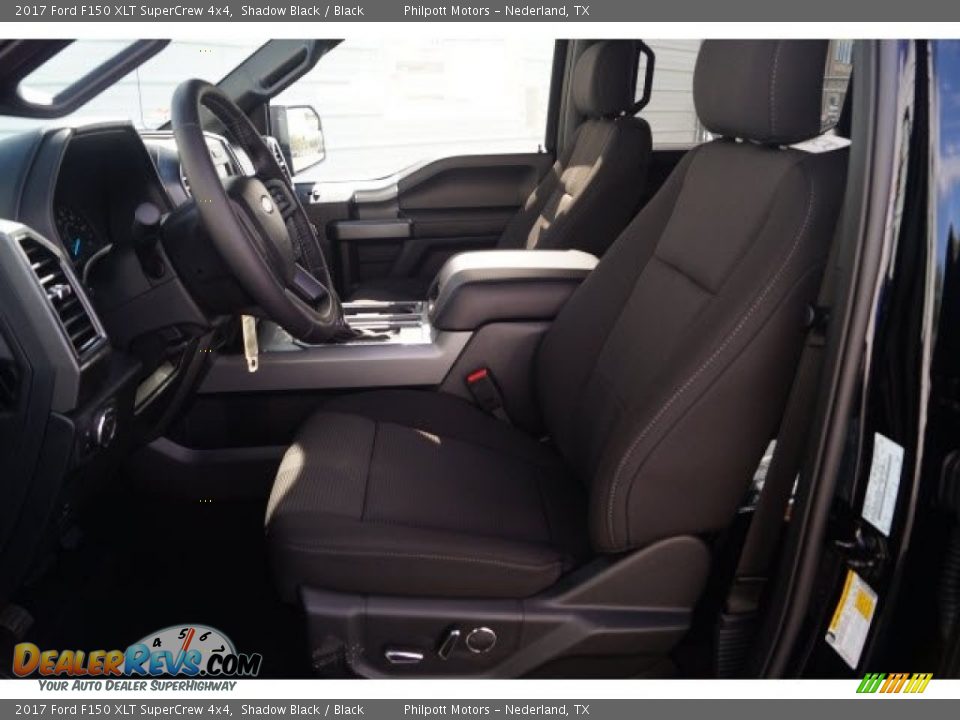 2017 Ford F150 XLT SuperCrew 4x4 Shadow Black / Black Photo #13