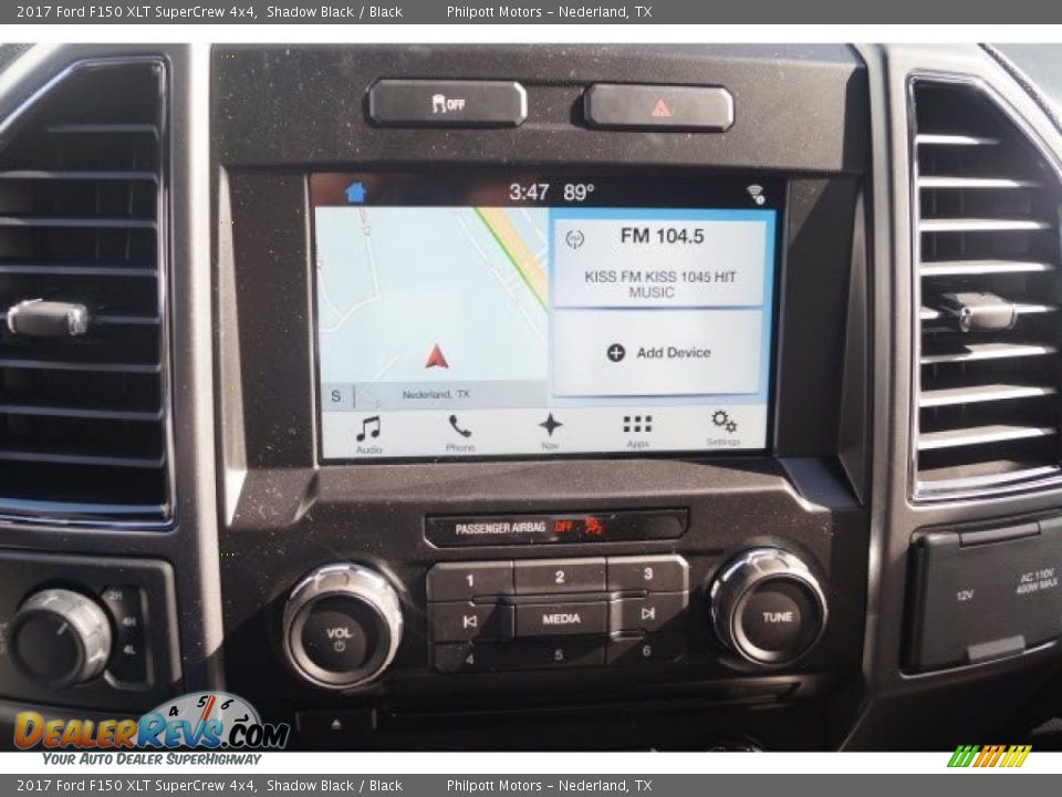 2017 Ford F150 XLT SuperCrew 4x4 Shadow Black / Black Photo #14