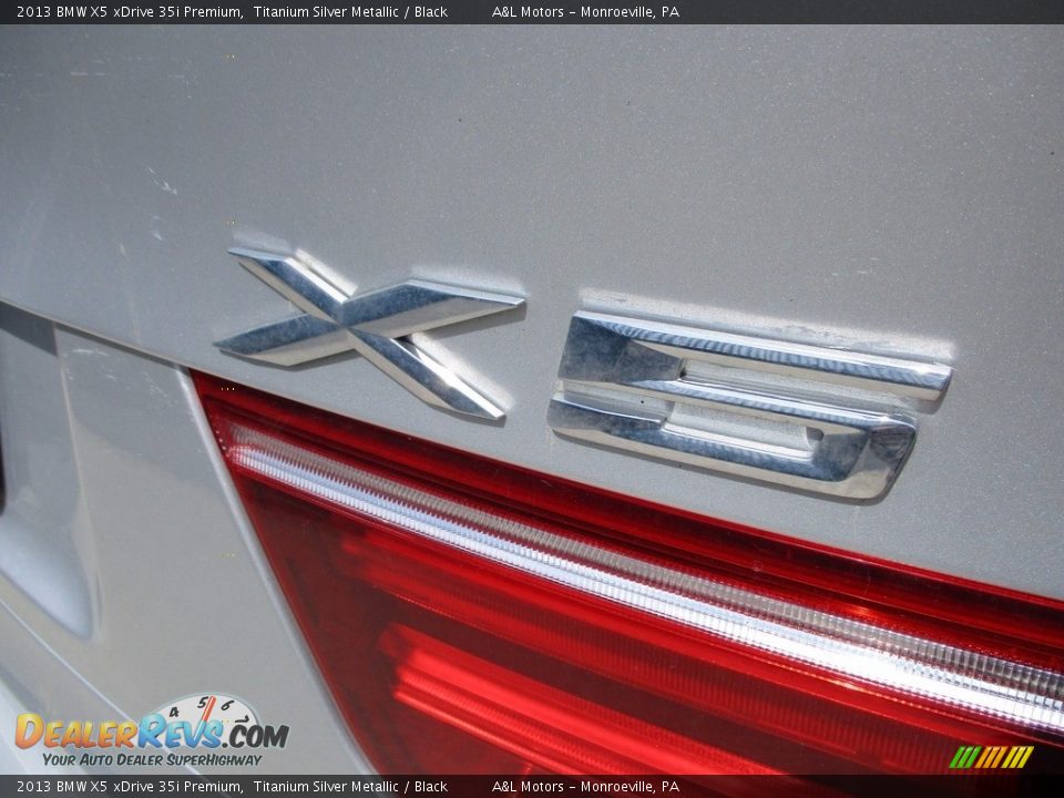 2013 BMW X5 xDrive 35i Premium Titanium Silver Metallic / Black Photo #3