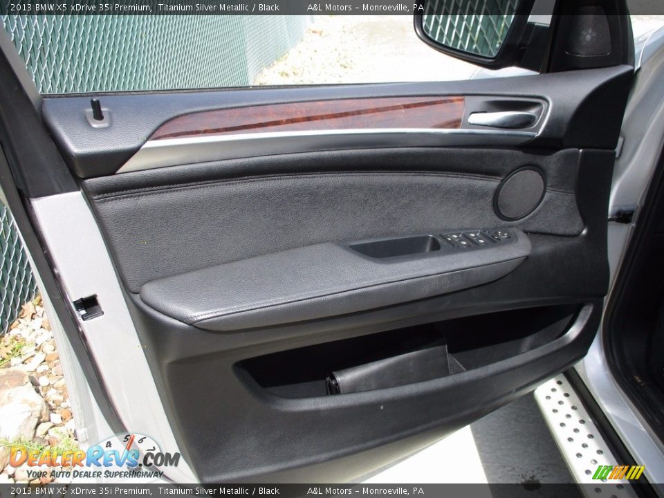 2013 BMW X5 xDrive 35i Premium Titanium Silver Metallic / Black Photo #9