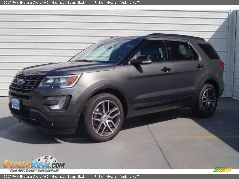 2017 Ford Explorer Sport 4WD Magnetic / Ebony Black Photo #3