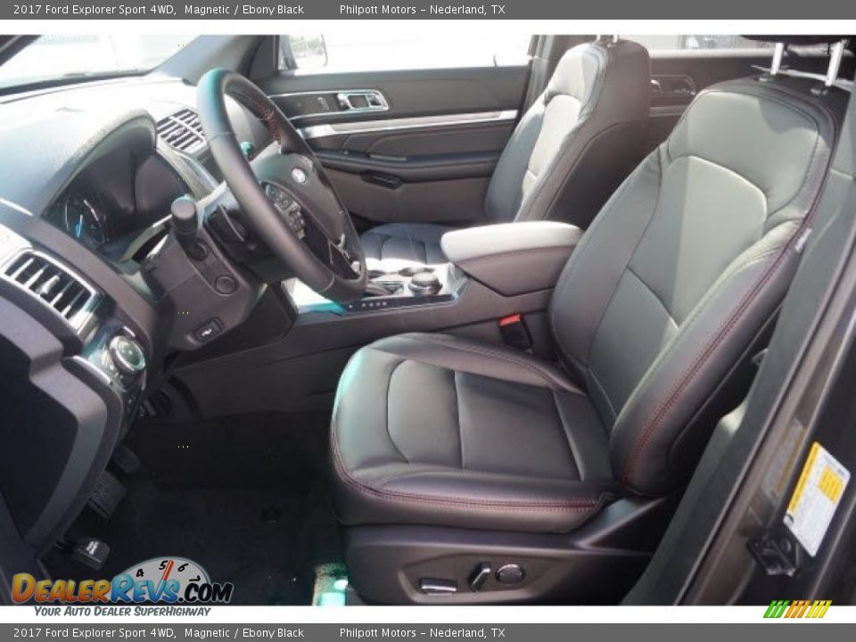 2017 Ford Explorer Sport 4WD Magnetic / Ebony Black Photo #12
