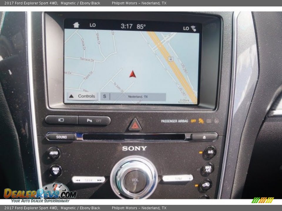 2017 Ford Explorer Sport 4WD Magnetic / Ebony Black Photo #14