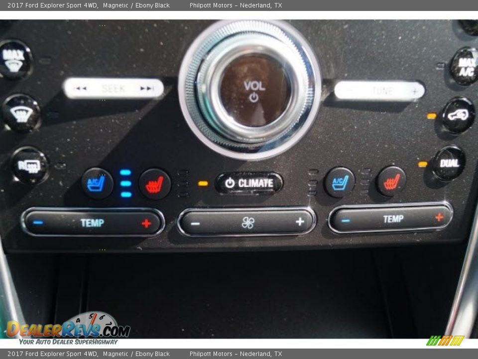 2017 Ford Explorer Sport 4WD Magnetic / Ebony Black Photo #15