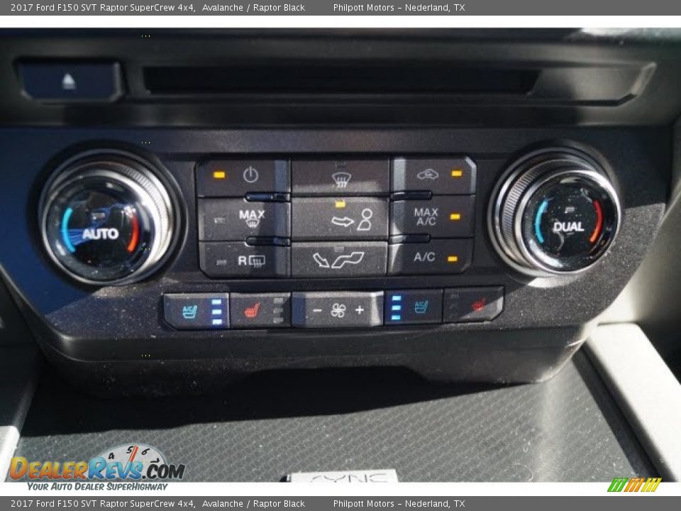 Controls of 2017 Ford F150 SVT Raptor SuperCrew 4x4 Photo #15