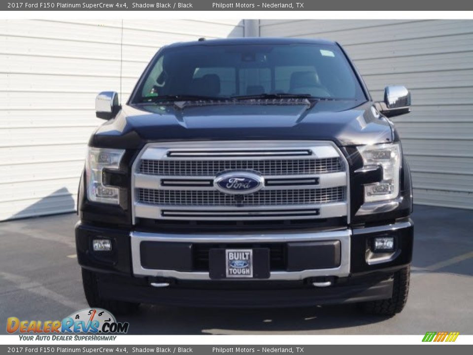 2017 Ford F150 Platinum SuperCrew 4x4 Shadow Black / Black Photo #2