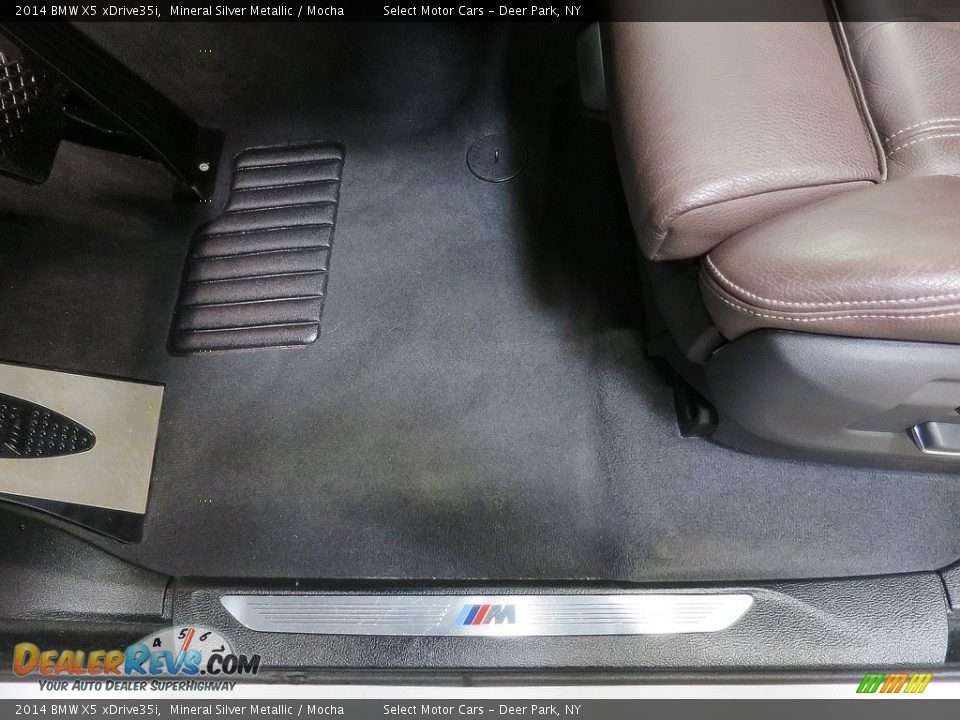 2014 BMW X5 xDrive35i Mineral Silver Metallic / Mocha Photo #20