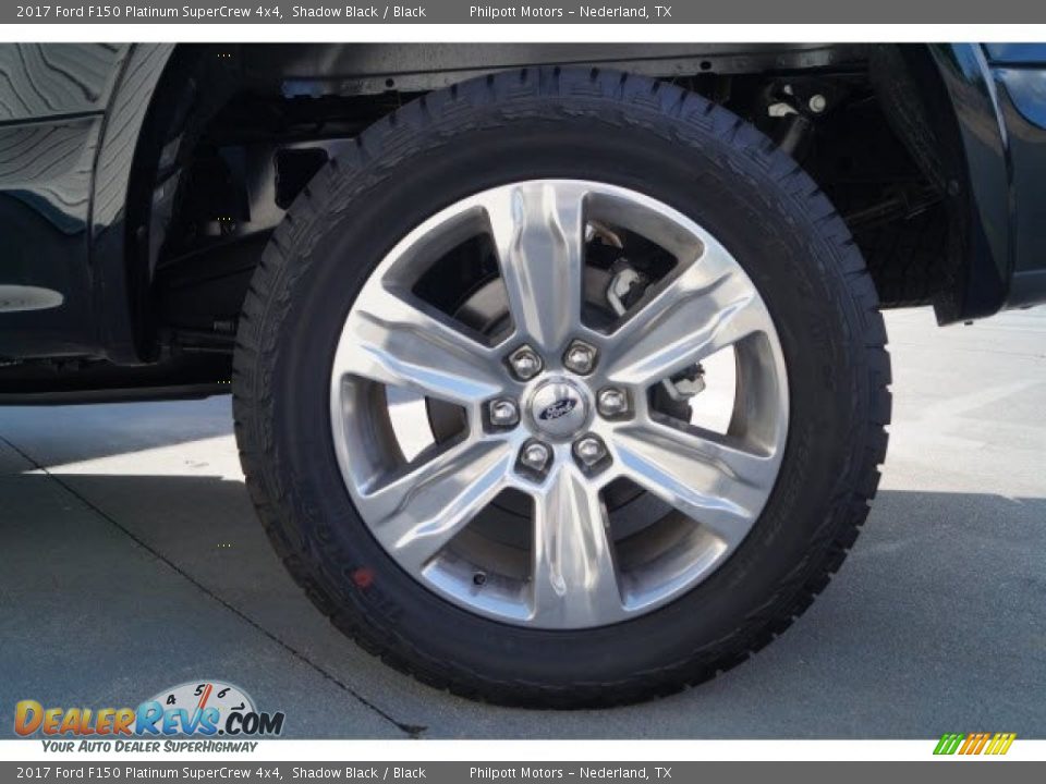 2017 Ford F150 Platinum SuperCrew 4x4 Shadow Black / Black Photo #9