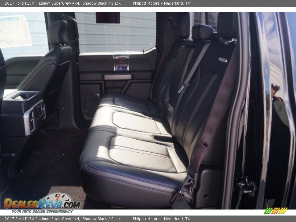 2017 Ford F150 Platinum SuperCrew 4x4 Shadow Black / Black Photo #10