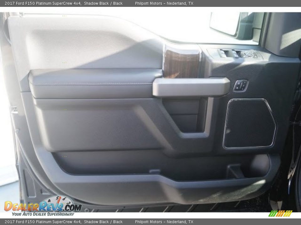 2017 Ford F150 Platinum SuperCrew 4x4 Shadow Black / Black Photo #11