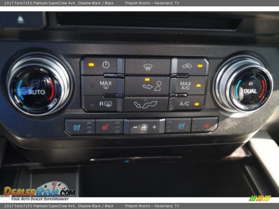 2017 Ford F150 Platinum SuperCrew 4x4 Shadow Black / Black Photo #15