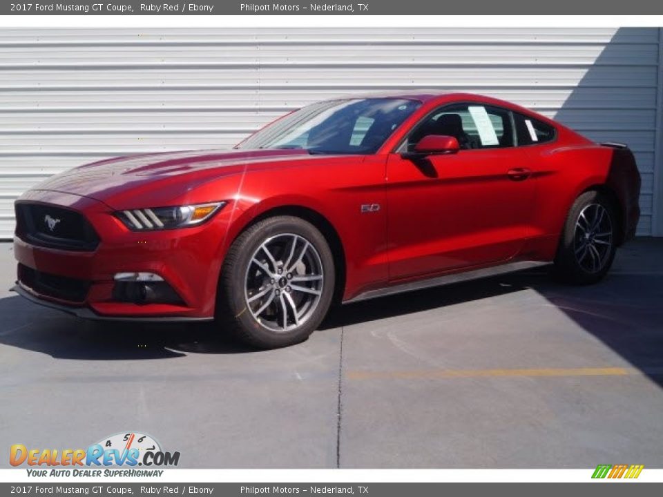 2017 Ford Mustang GT Coupe Ruby Red / Ebony Photo #3