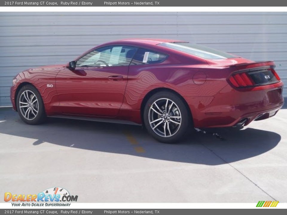 2017 Ford Mustang GT Coupe Ruby Red / Ebony Photo #4