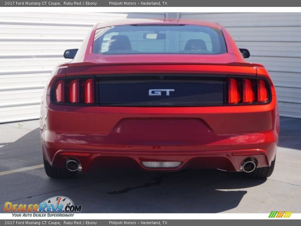 2017 Ford Mustang GT Coupe Ruby Red / Ebony Photo #5