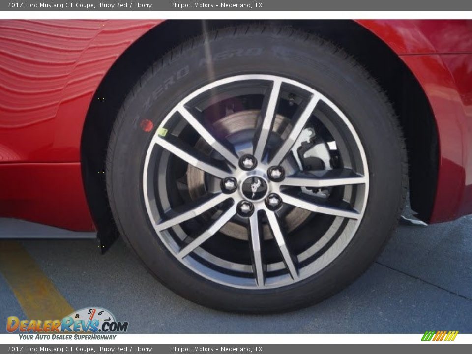 2017 Ford Mustang GT Coupe Ruby Red / Ebony Photo #12
