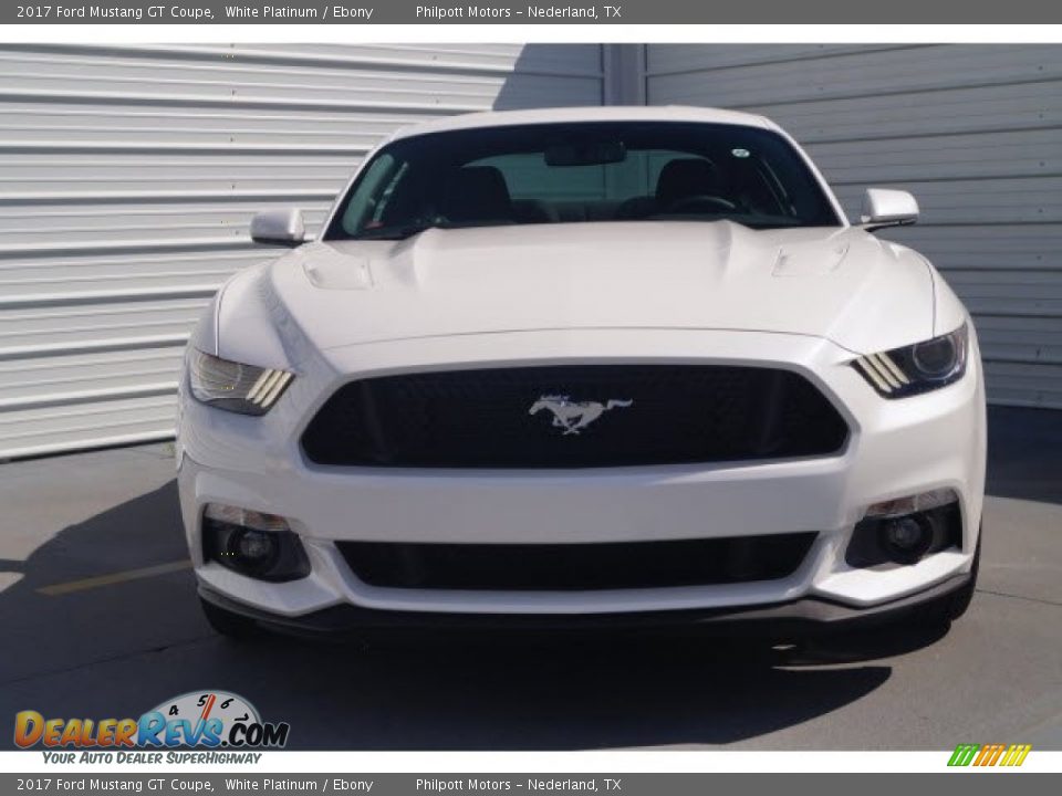 2017 Ford Mustang GT Coupe White Platinum / Ebony Photo #2