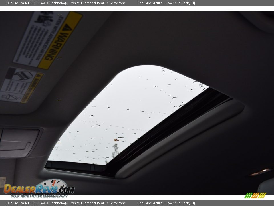 2015 Acura MDX SH-AWD Technology White Diamond Pearl / Graystone Photo #14