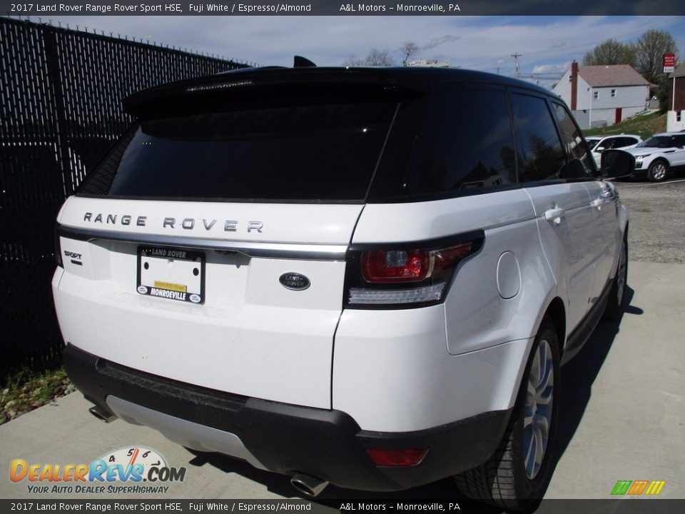 2017 Land Rover Range Rover Sport HSE Fuji White / Espresso/Almond Photo #4