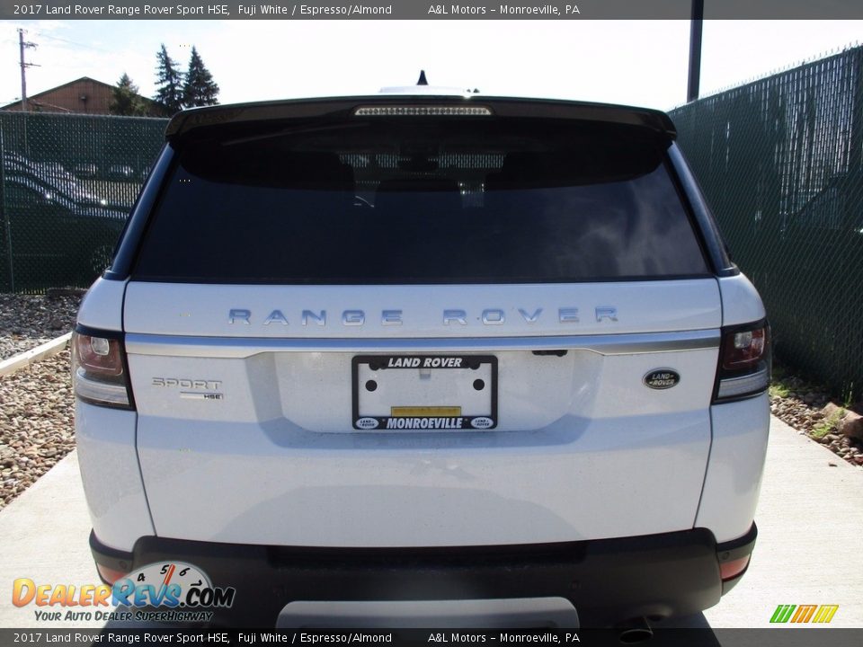 2017 Land Rover Range Rover Sport HSE Fuji White / Espresso/Almond Photo #9