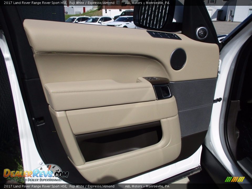2017 Land Rover Range Rover Sport HSE Fuji White / Espresso/Almond Photo #10