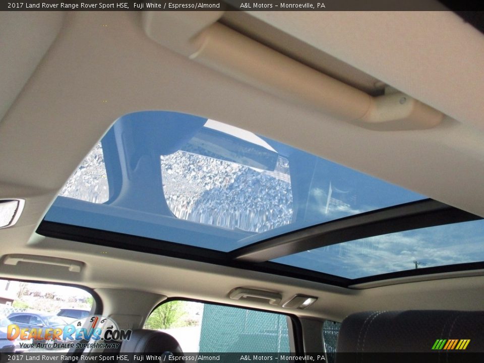 2017 Land Rover Range Rover Sport HSE Fuji White / Espresso/Almond Photo #11