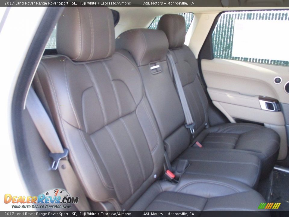 2017 Land Rover Range Rover Sport HSE Fuji White / Espresso/Almond Photo #13