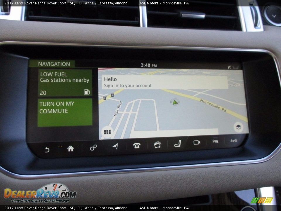 2017 Land Rover Range Rover Sport HSE Fuji White / Espresso/Almond Photo #17