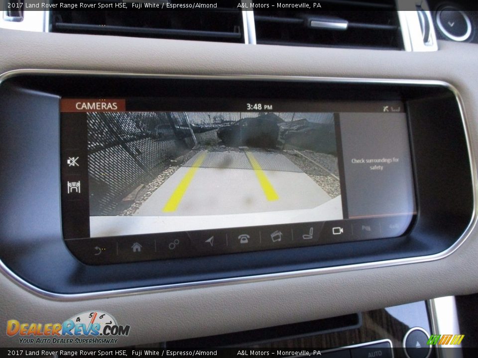 2017 Land Rover Range Rover Sport HSE Fuji White / Espresso/Almond Photo #18