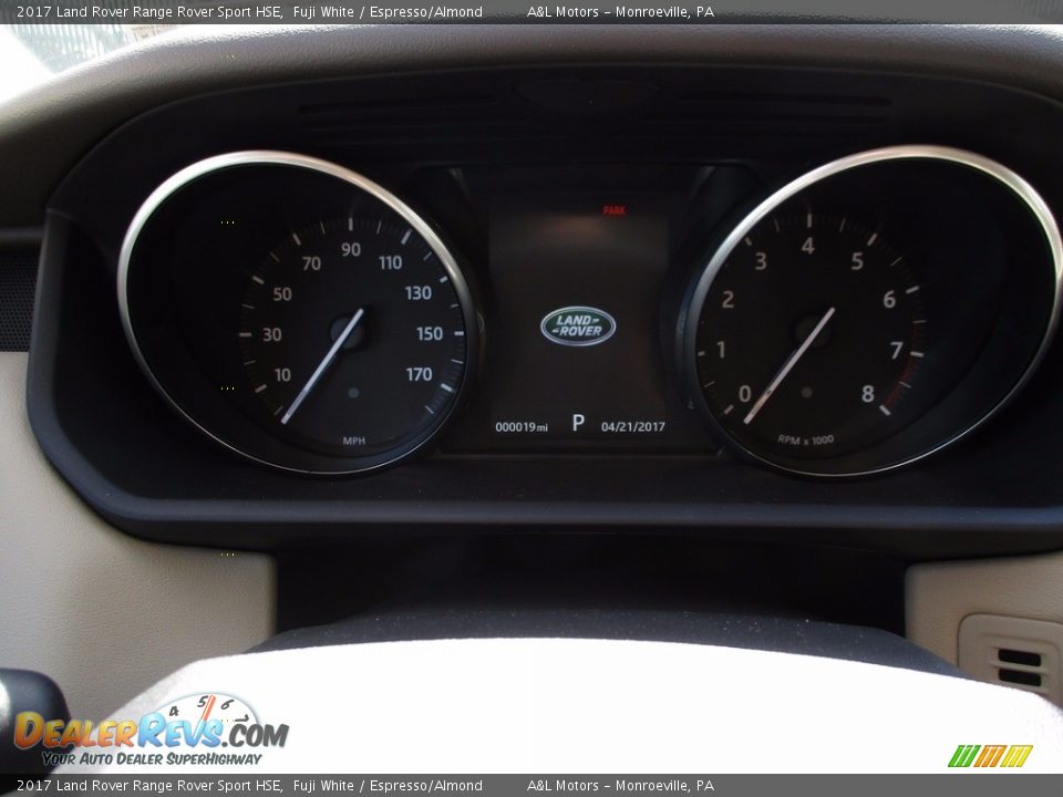 2017 Land Rover Range Rover Sport HSE Fuji White / Espresso/Almond Photo #20