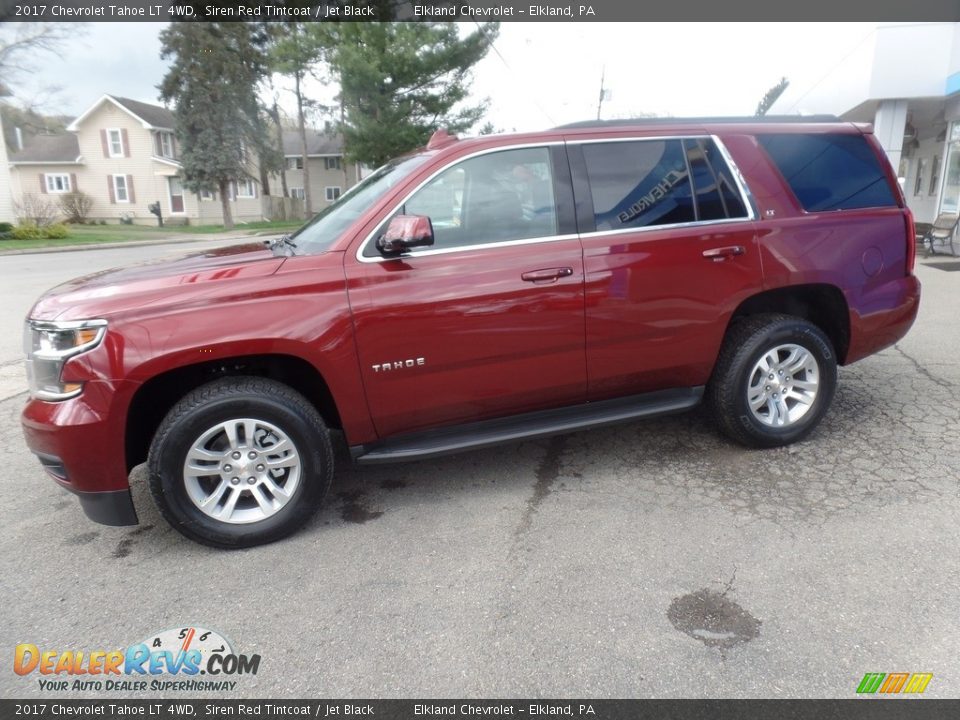 2017 Chevrolet Tahoe LT 4WD Siren Red Tintcoat / Jet Black Photo #4