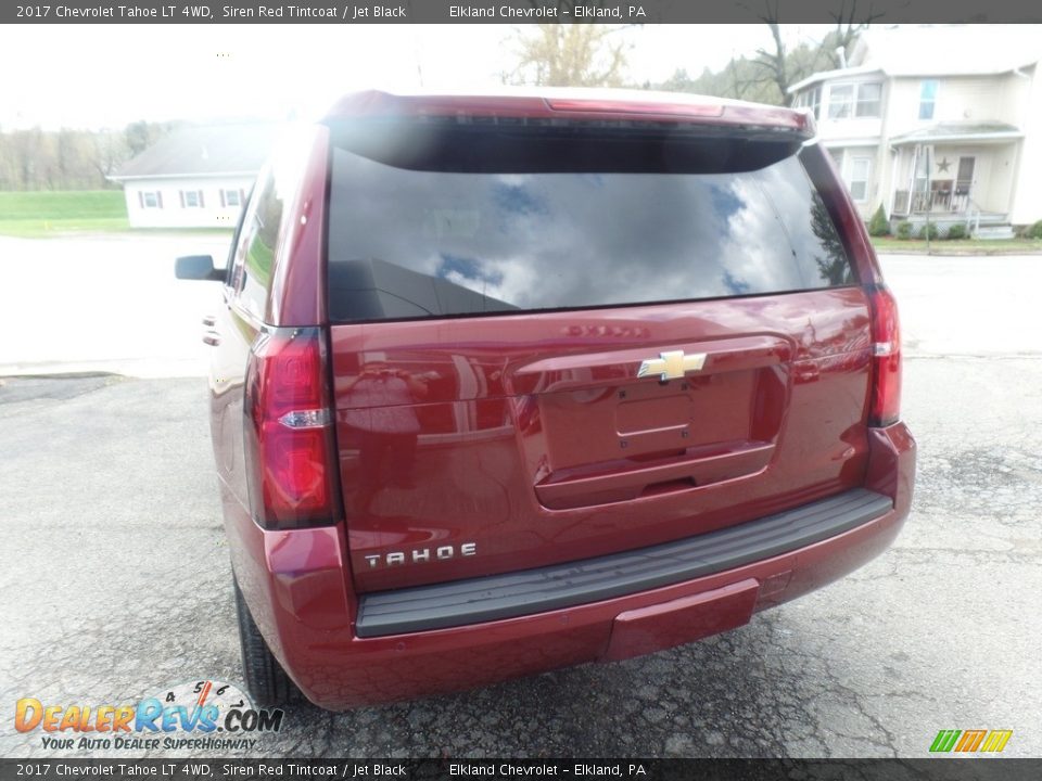 2017 Chevrolet Tahoe LT 4WD Siren Red Tintcoat / Jet Black Photo #6
