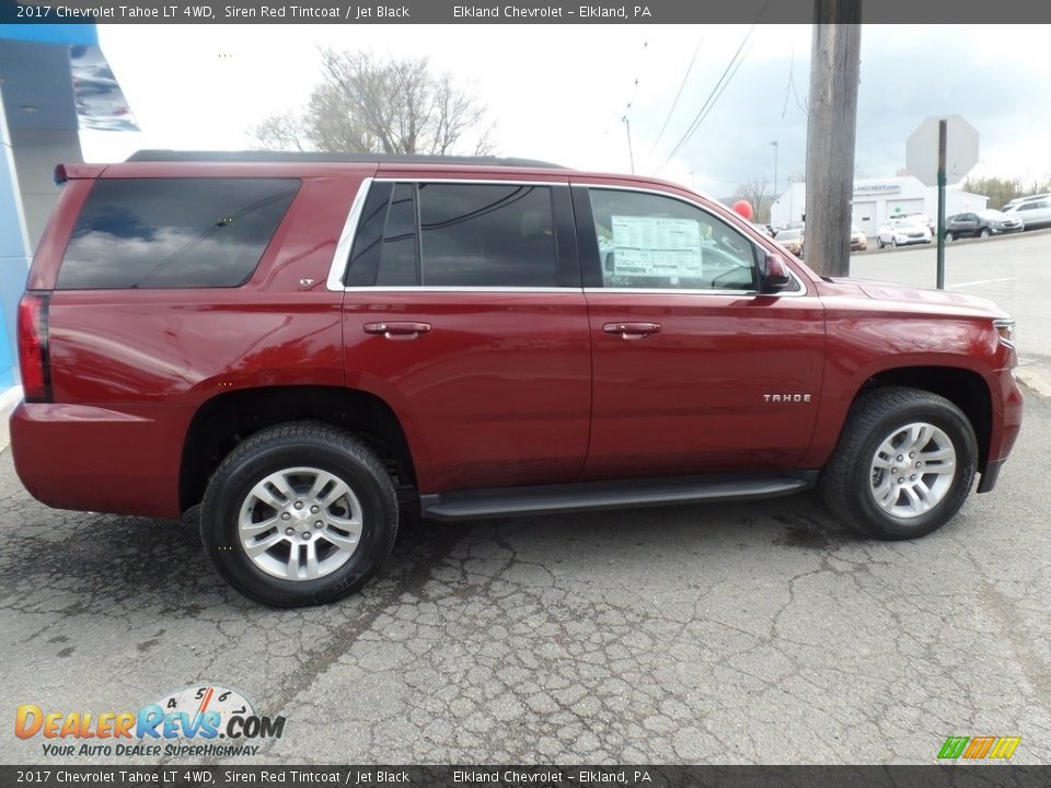 2017 Chevrolet Tahoe LT 4WD Siren Red Tintcoat / Jet Black Photo #8
