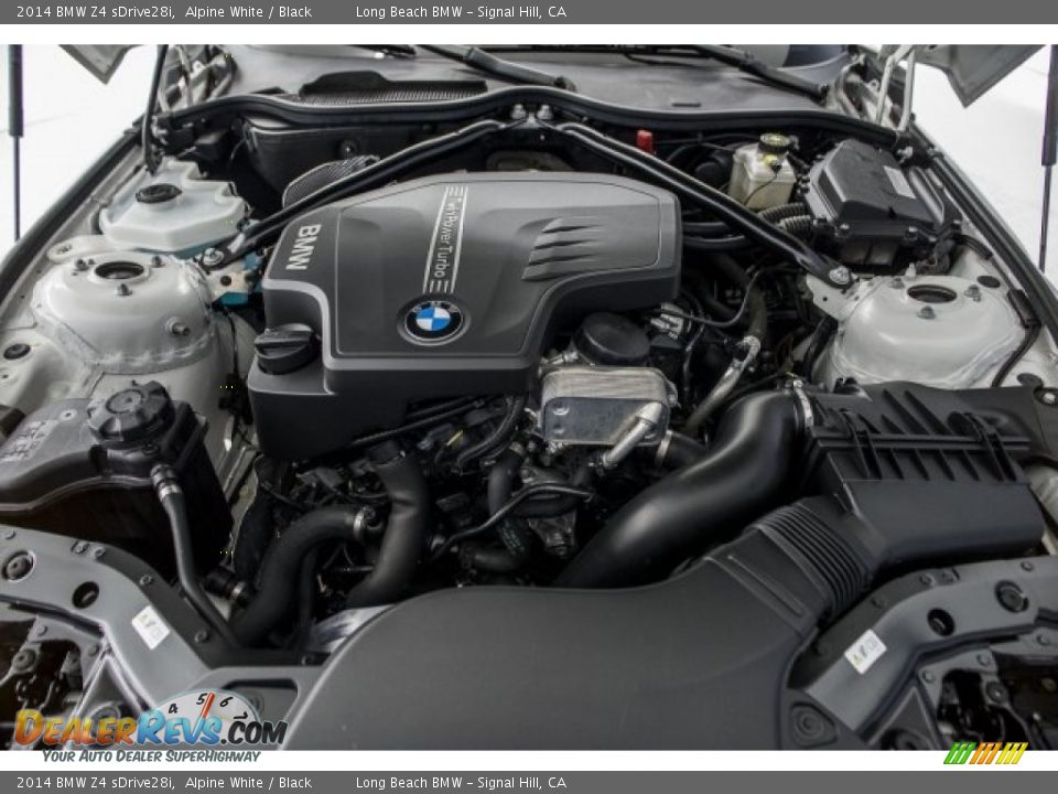 2014 BMW Z4 sDrive28i Alpine White / Black Photo #9