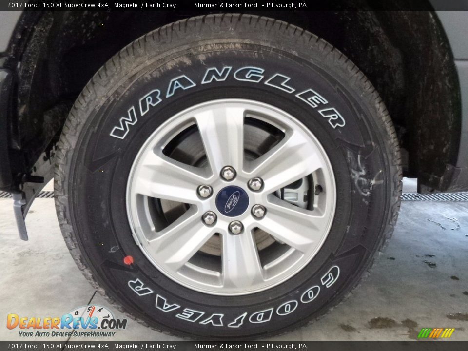 2017 Ford F150 XL SuperCrew 4x4 Magnetic / Earth Gray Photo #6