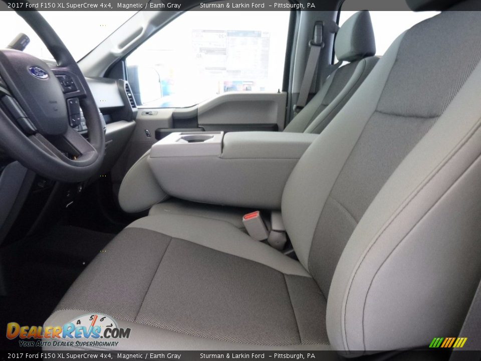 2017 Ford F150 XL SuperCrew 4x4 Magnetic / Earth Gray Photo #7