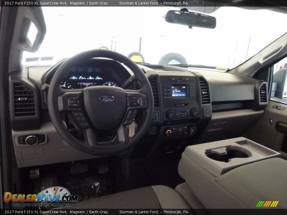 2017 Ford F150 XL SuperCrew 4x4 Magnetic / Earth Gray Photo #10