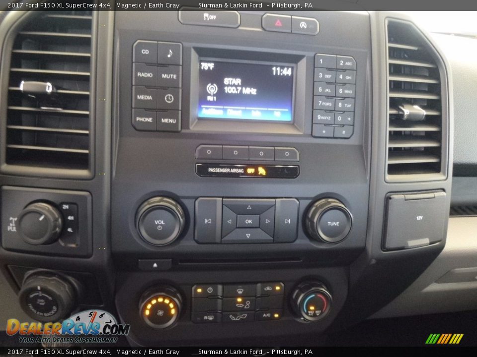 2017 Ford F150 XL SuperCrew 4x4 Magnetic / Earth Gray Photo #15