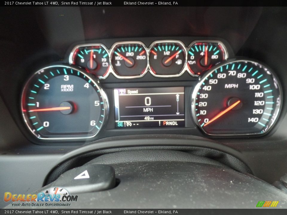 2017 Chevrolet Tahoe LT 4WD Siren Red Tintcoat / Jet Black Photo #34