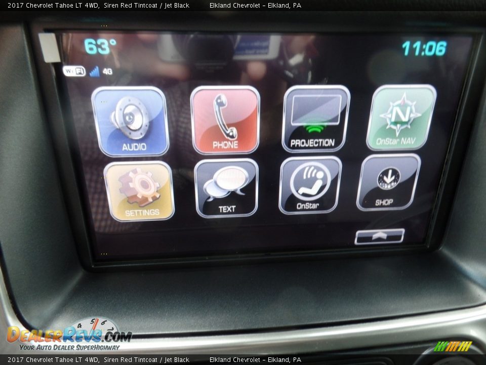 2017 Chevrolet Tahoe LT 4WD Siren Red Tintcoat / Jet Black Photo #35