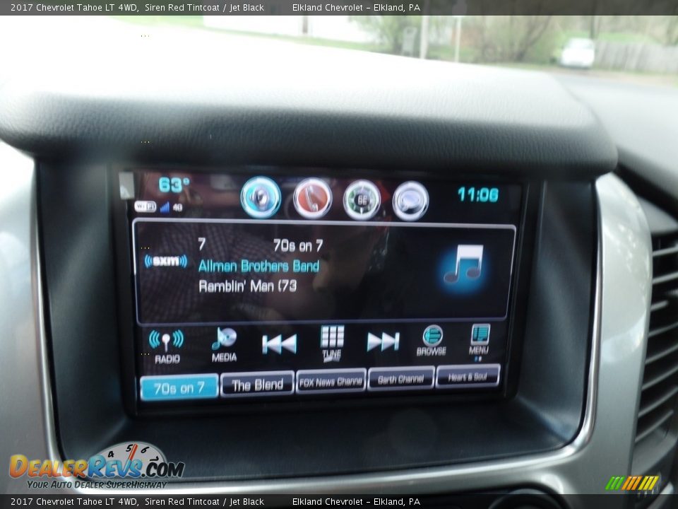 2017 Chevrolet Tahoe LT 4WD Siren Red Tintcoat / Jet Black Photo #36