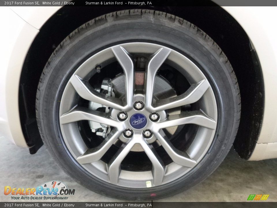 2017 Ford Fusion SE White Gold / Ebony Photo #6